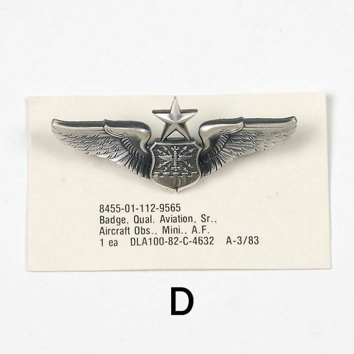 楽天市場】アメリカ軍 ウイングバッジ（新品）35N- : L.A. BOY 