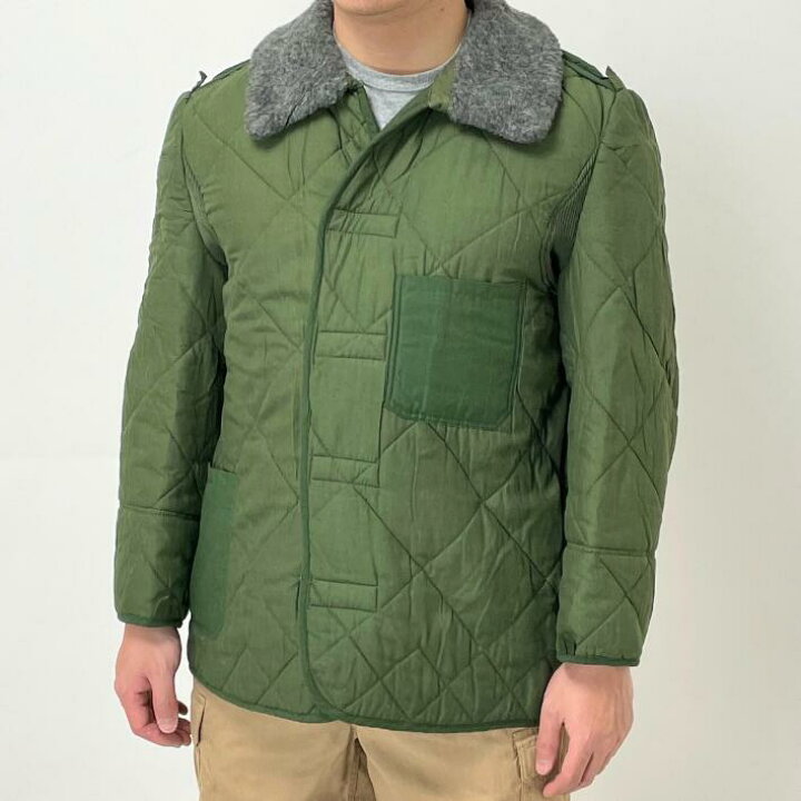 楽天市場】ハンガリー軍 グリーン コットン キルティングライナー  