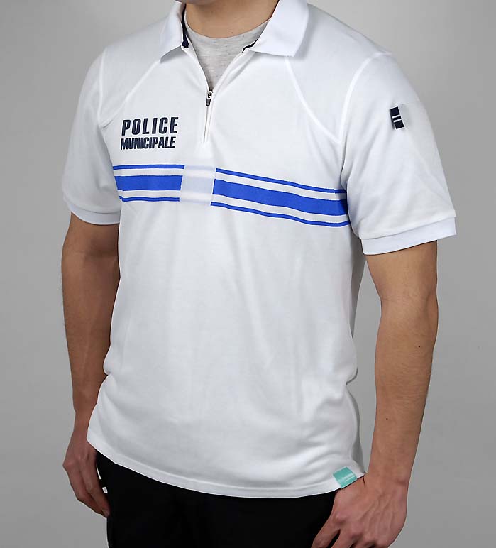 楽天市場】フランス、ホワイト、市警察ポロシャツ（新品）Ｆ９９Ｎ 