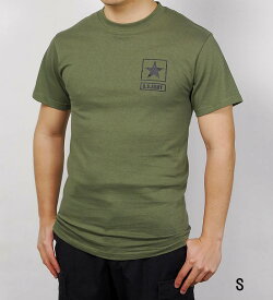 U.S.ARMY ODグリーン SOFFE アーミーロゴ ミリタリーTシャツ 新品 T41NA-