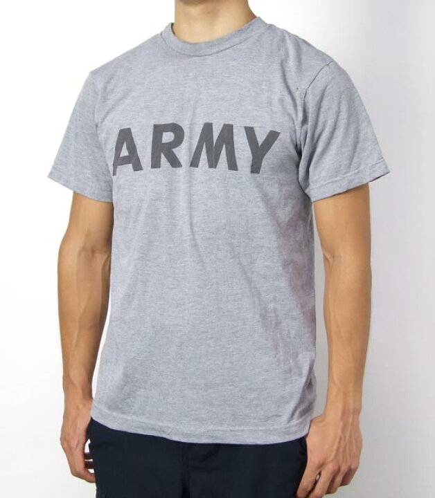 楽天市場 ｕｓ ａｒｍｙ 軍用グレーｔシャツ ｕｓｅｄ ｔ４５ｕ L A Boy