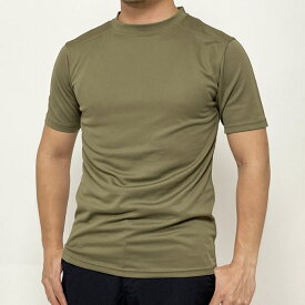 スモール特価、イギリス軍 ライトオリーブ PCS コンバットTシャツ（新品）T69N-SB-