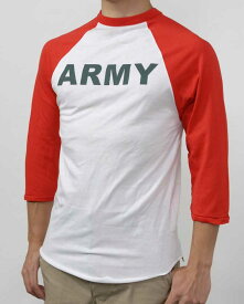 ARMY、ベースボールTシャツ(新品）BBARMY-