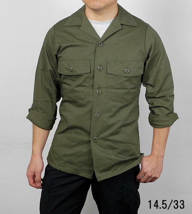 楽天市場】アメリカ軍 U.S.ARMY OG-507 ファティーグシャツ 新品 A14N 
