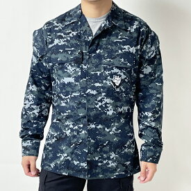 アメリカ海軍 U.S.NAVY ピクセルブルー デジタルカモ NWU ジャケット（新品）A22N=