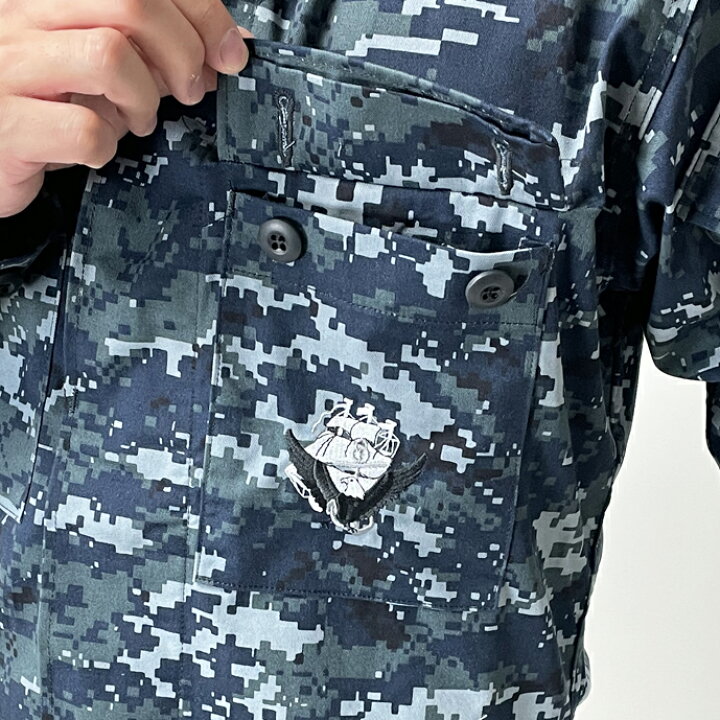 楽天市場】アメリカ海軍 U.S.NAVY ピクセルブルー デジタルカモ NWU 