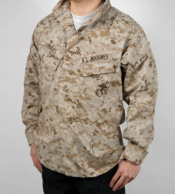 アメリカ海兵隊 USMC MCCUU デザート マーパット カモフラージュ コンバットジャケット ワッペン付 USED A25UW=