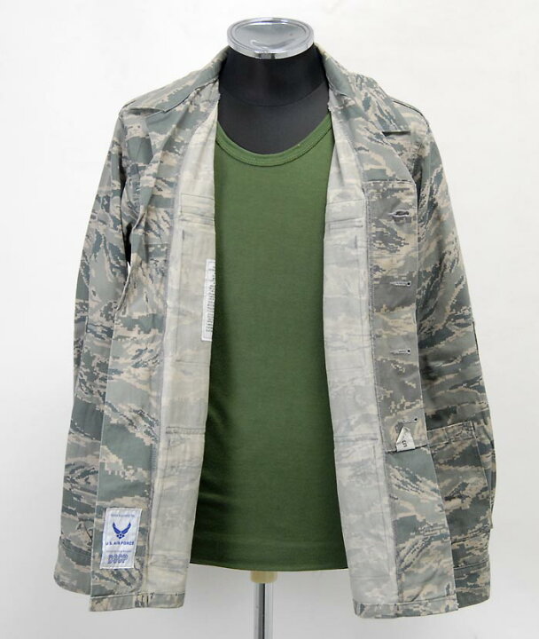 楽天市場】アメリカ空軍 USAF デジタルタイガーカモ ABUジャケット 