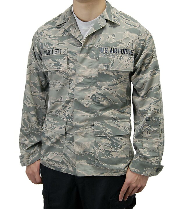 楽天市場】アメリカ空軍 USAF デジタルタイガーカモ ABUジャケット 