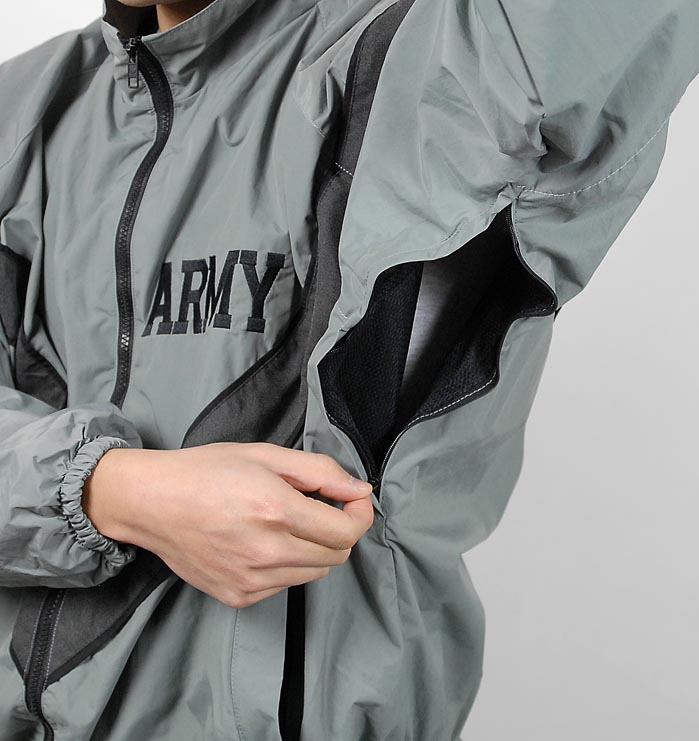 アメリカ軍 グレー 前期型 IPFU トレーニングジャケット 新品 A78N=