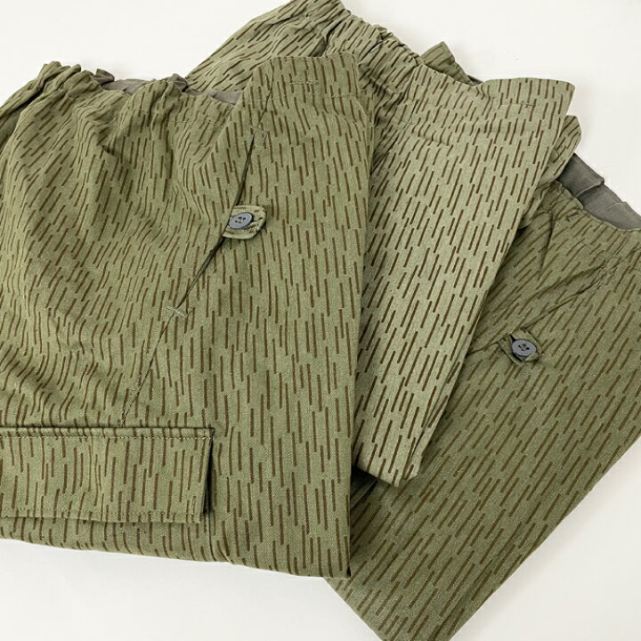 楽天市場】旧東ドイツ軍 NVA レインドロップカモ カーゴパンツ 新品 