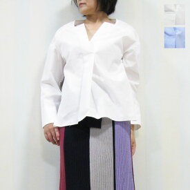 【 80％OFF】【MAX2000円クーポン】キャサリンハーネル(Catherine Harnel)オーバーサイズデザイン日本製ブロードシャツ