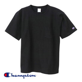 チャンピオン Champion リバースウィーブ Tシャツ ポケット付きTシャツ C3-P318 ブラック Black 送料無料