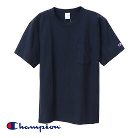 チャンピオン Champion リバースウィーブ Tシャツ ポケット付きTシャツ C3-P318 ネイビー Navy 送料無料