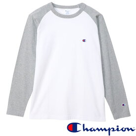 チャンピオン Champion ロングスリーブラグランTシャツ ベーシックスタイル C3-Y429 Grey オックスフォードグレー 送料無料