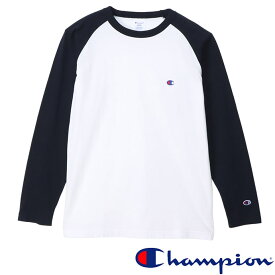 チャンピオン Champion ロングスリーブラグランTシャツ ベーシックスタイル C3-Y429 Navy ネイビー 送料無料