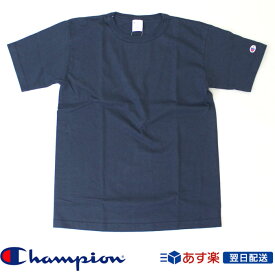 チャンピオン Champion Tシャツ T1011 US Tシャツ MADE IN USA(チャンピオン) 厚手生地Tシャツ アメカジ (c5-p301-370) ネイビー