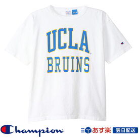 チャンピオン Champion メンズ T1011 ティーテンイレブン Tシャツ C5-V301 UCLA カレッジTシャツ ホワイト