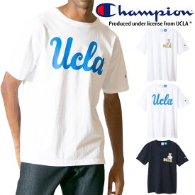 チャンピオン Champion メンズ T1011 ティーテンイレブン Tシャツ C5-X301 UCLA カレッジTシャツ 厚手Tシャツ 3色 ホワイト ネイビー他送料無料