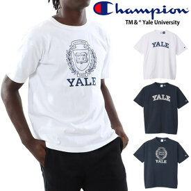 チャンピオン Champion メンズ T1011 ティーテンイレブン Tシャツ C5-Z302 YALE エール大学 カレッジTシャツ ホワイト ネイビー他 送料無料