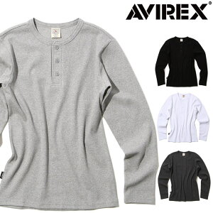 ArbNX AVIREX u  w[lbN OX[uTVc T fC[EFA RIB L/S HENLEY NECK T-SHIRT 7835930014 6153482 7834930005 zCg ubN 