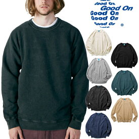 Good On グッドオン RAGLAN CREW SWEAT SHIRTS ラグランクルースウェットシャツ トレーナー GOBW-101 7色 グレー ブラック ネイビー他 送料無料