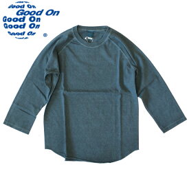 Good On グッドオン BASEBALL TEE 5.5oz 7分丈ベースボールTシャツ ロンT GOLT601 P-SLATE スレート送料無料