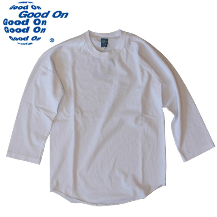 楽天市場】Good On グッドオン BASEBALL TEE 5.5oz 7分丈ベースボール 