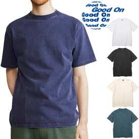 Good On グッドオン ヘビージャージー 厚手 半袖 9オンス クルーネックTシャツ HEAVY JERSEY TEE GOST2109 ホワイト P-ブラック他 全5色 送料無料