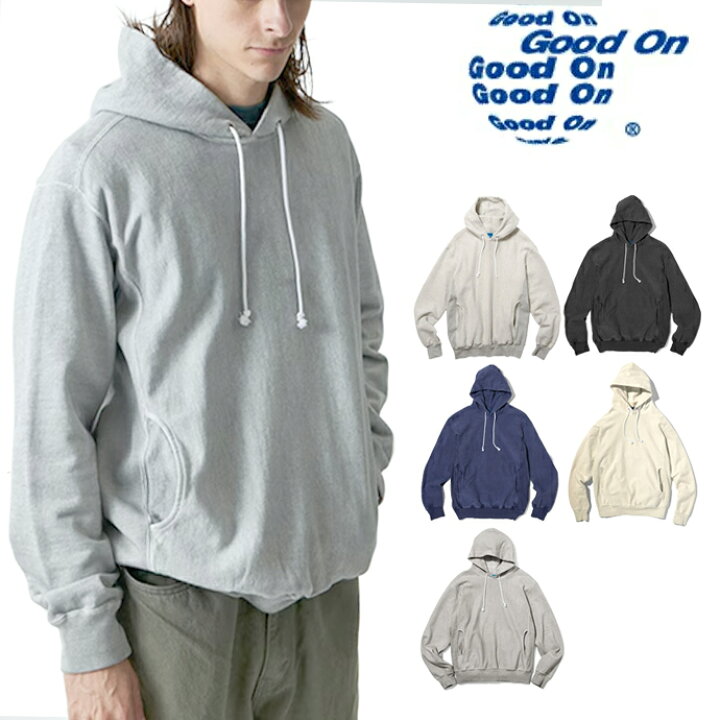 楽天市場】Good On グッドオン ヘビープルオーバーフードスウェット 