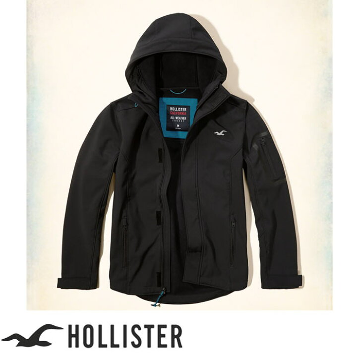 楽天市場】ホリスター Hollister 正規品 メンズ アウター ナイロンジャケット ウィンドブレーカー ナイロンジャケット：The  Hollister All-Weather Jacket - Black : USカジュアル楽天市場店