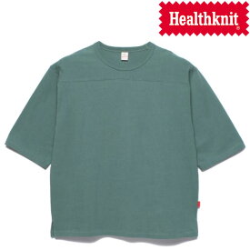 ヘルスニット Healthknit マックスウェイト フットボール5分袖Tシャツ Max Weight Jersey Football T-Shirts 51024 ティールグリーン 送料無料