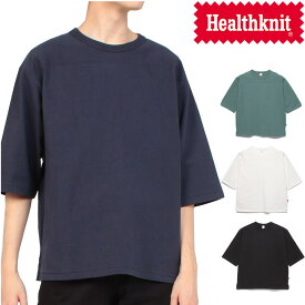 ヘルスニット Healthknit マックスウェイト フットボール5分袖Tシャツ Max Weight Jersey Football T-Shirts 51024 オフホワイト ネイビー他 全4色 送料無料
