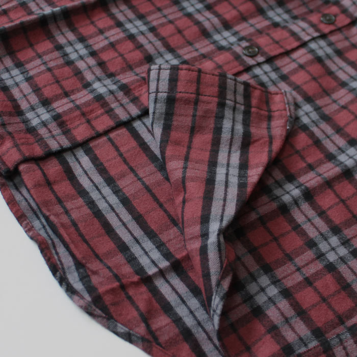 アバクロンビー＆フィッチ正規品 アバクロ Abercrombie＆Fitch 新作 メンズ ネルシャツ ボタンダウンシャツ チェック柄シャツ  Flannel Button-Up Shirt 5色 レッドプラッド他 | USカジュアル楽天市場店
