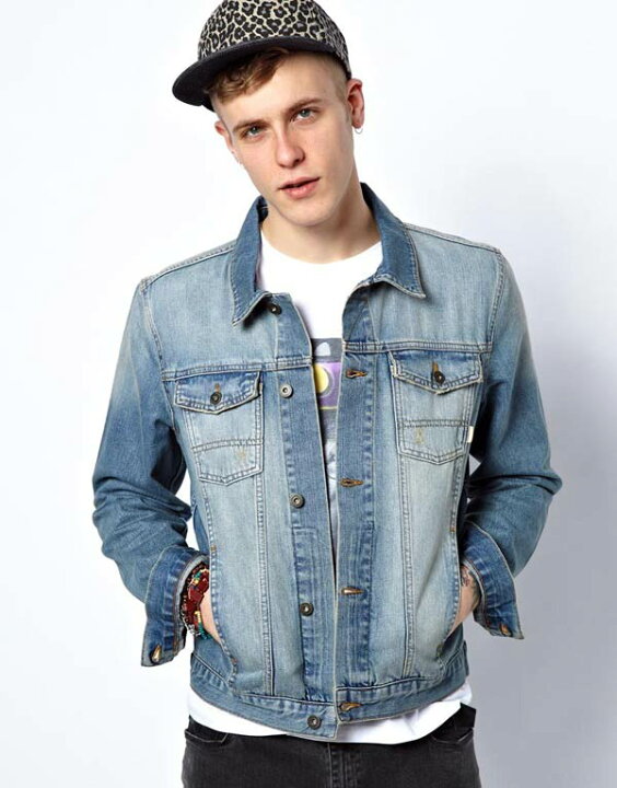 楽天市場】エイソス ASOS メンズ デニムジャケット：ASOS Denim Jacket 