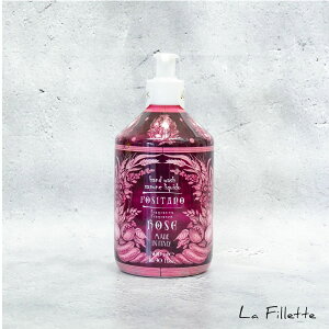 RUDY ルディ ラ・マヨルカ リキッドソープ ハンドウォッシュ ポジターノローズ ギフト プレゼント 誕生日 女性 おしゃれ ハンドソープ バブルバス いい匂い いい香り 500mL イタリア