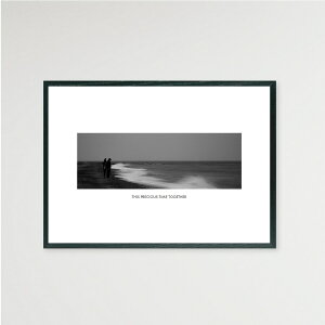 アートポスター モダン カップル 海 おしゃれ this precious time togetherr A4 北欧 額縁なし ラフィエット オリジナル