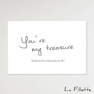 bZ[WJ[h You're my treasure |XgJ[h ͂  킢 ^C|OtB _ Vv A[g MC-001-5
