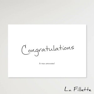 bZ[WJ[h Congratulations |XgJ[h ͂  킢 ^C|OtB _ Vv A[g MC-001-4