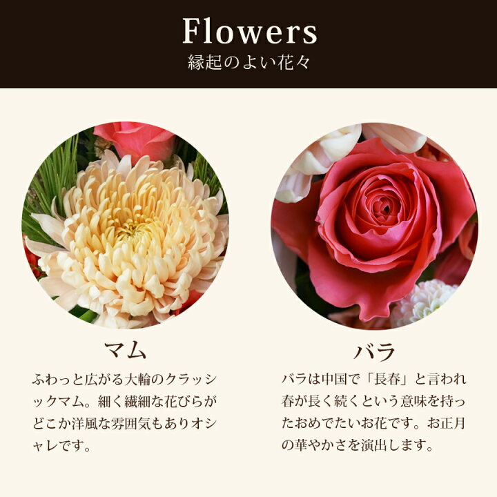 楽天市場 年内発送受付30日13時まで お正月 おまかせ アレンジメント 23年 兎年 迎春 正月 花 送料無料 アレンジメント 門松 おしゃれ アレンジ お歳暮 お年賀 玄関 リビング 迎春フラワー フラワーアレンジメント 花 雑貨フロレゾン