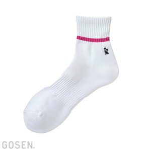 【送料無料】【まとめ買いがお得!】【2足以上で】GOSEN(ゴーセン) ショートソックス メンズ ユニセックス 抗菌防臭 速乾吸汗 靴下 メンズ ユニセックス テニス バトミントン 高機能ソックス