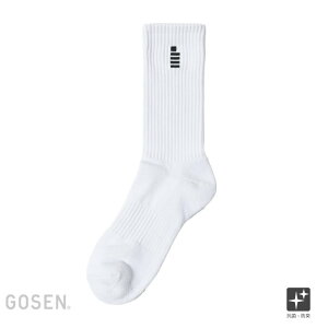 【送料無料】【まとめ買いがお得!】【2足以上で】GOSEN(ゴーセン)  ハイソックス メンズ ユニセックス 抗菌防臭 靴下 メンズ ユニセックス テニス バトミントン 高機能ソックス 25-28cm F2506