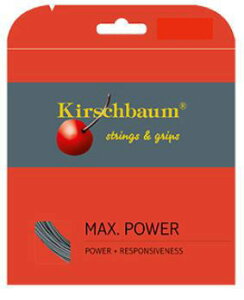 【送料無料】【よりどり3個以上で各200円引き】Kirschbaum(キルシュバウム)Max Power (マックス・パワー)ガット ストリングゲージ1.20mmMP120●●