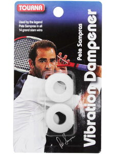 �y���������z�y���ǂ�3�ȏ�Ŋe200�~�����zTOURNA�i�g�[�i�jUNIQUE(���j�[�N)Pete Sampras Vibration Dampener �T���v���X2����@WH×WHVIB-0-W�y��ԁz