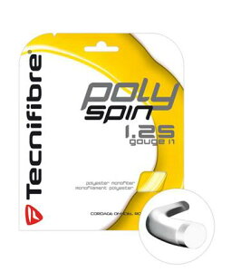 yzyǂ3ȏŊe200~zympP2zTecnifibre(eNjt@Co[)POLY SPIN 1.25Vo[TFGP09-SV-non