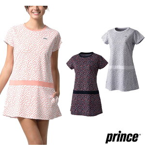 【送料無料】【9000円均一】【廃番メル】prince(プリンス)レディース・ウィメンズ テニス ウエアー ワンピース 速乾素材 ワンピース ポケット付き テニス バドミントン UVカット ライトスム