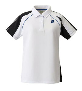 【送料無料】【2500円均一】【廃番メル】prince(プリンス)レディース・ウィメンズ ゲームシャツ 吸汗速乾 UPF50+ ライトスムース素材 日本バドミントン協会審査合格品 日本ソフトテニス連盟