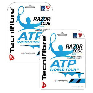 yzyǂ3ȏŊe200~zBRIDGESTONE(uaXg)Tecnifibre(eNjt@Co[)RAZOR CODE1.25mm(P)XgO2Zbgu[TFG514-BLy17z