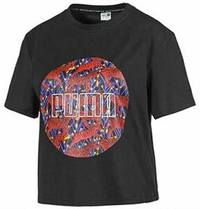 【送料無料】【2000円均一】【廃番メル】PUMA(プーマ) アート シリーズ Tシャツ レディース・ウィメンズ 半袖 スポーツウェア プーマブラック 597502-01【21☆】