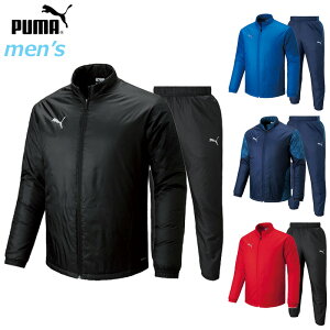 【送料無料】【上下セットアップ】puma(プーマ)TEAMCUP パテッド サッカー メンズ トレーニング プーマ ウィンド ジャケット+ パンツ セットアップ  660402-660403【25★】